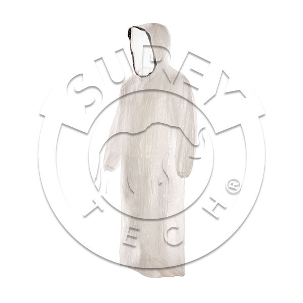 PONCHO EN LDPE AVEC MANCHES