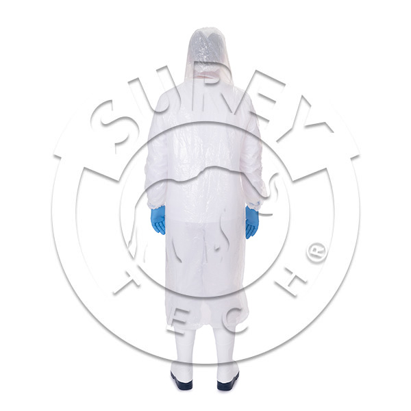 PONCHO EN LDPE AVEC MANCHES