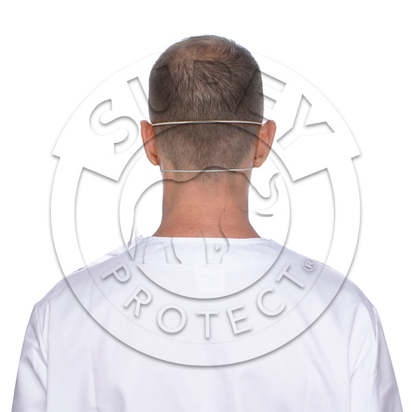 MASQUE 2 COUCHES AVEC ÉLASTIQUE NUQUE BLEU