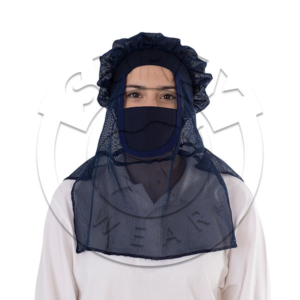 Balaclava épaulettes bleu